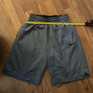 Nike dri-fit shirt, gray, size medium